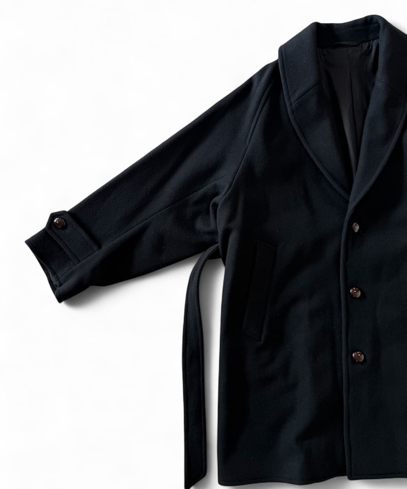 25AW】 satou / tabi melton coat -kuro- | YURAGI
