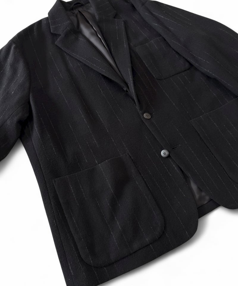25AW】YOKO SAKAMOTO / OVERSIZED JACKET -STRIPE-