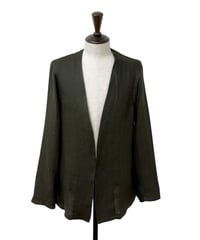 【26SS/残り1点】 marka / Linen Gauze Double Cloth / Minimalist Jacket -Olive-