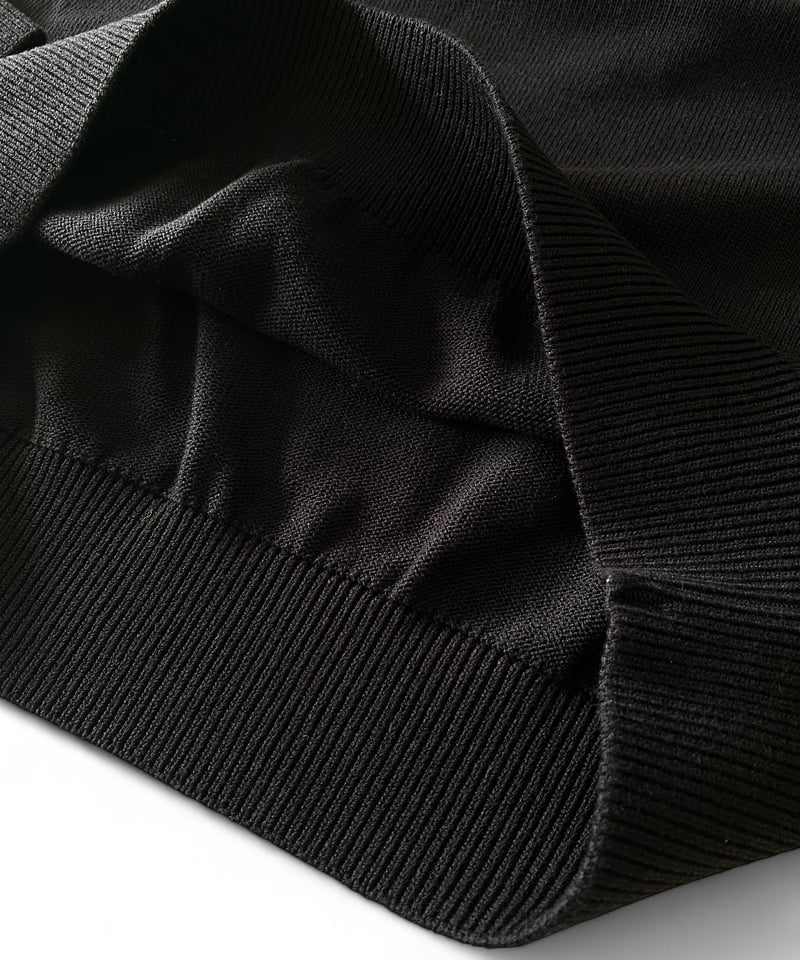 YOKO SAKAMOTO / CREW NECK KNIT -BLACK- | YURAGI YOKO SAKAMOTO / CREW NECK KNIT -BLACK- | YURAGI