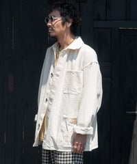 【26SS】 YOKO SAKAMOTO / COVERALL "ONE WASH" -ECRU-