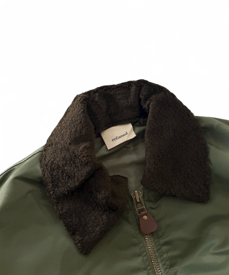 25AW】refomed / CASTRO JAMPER -OLIVE- | YURAGI