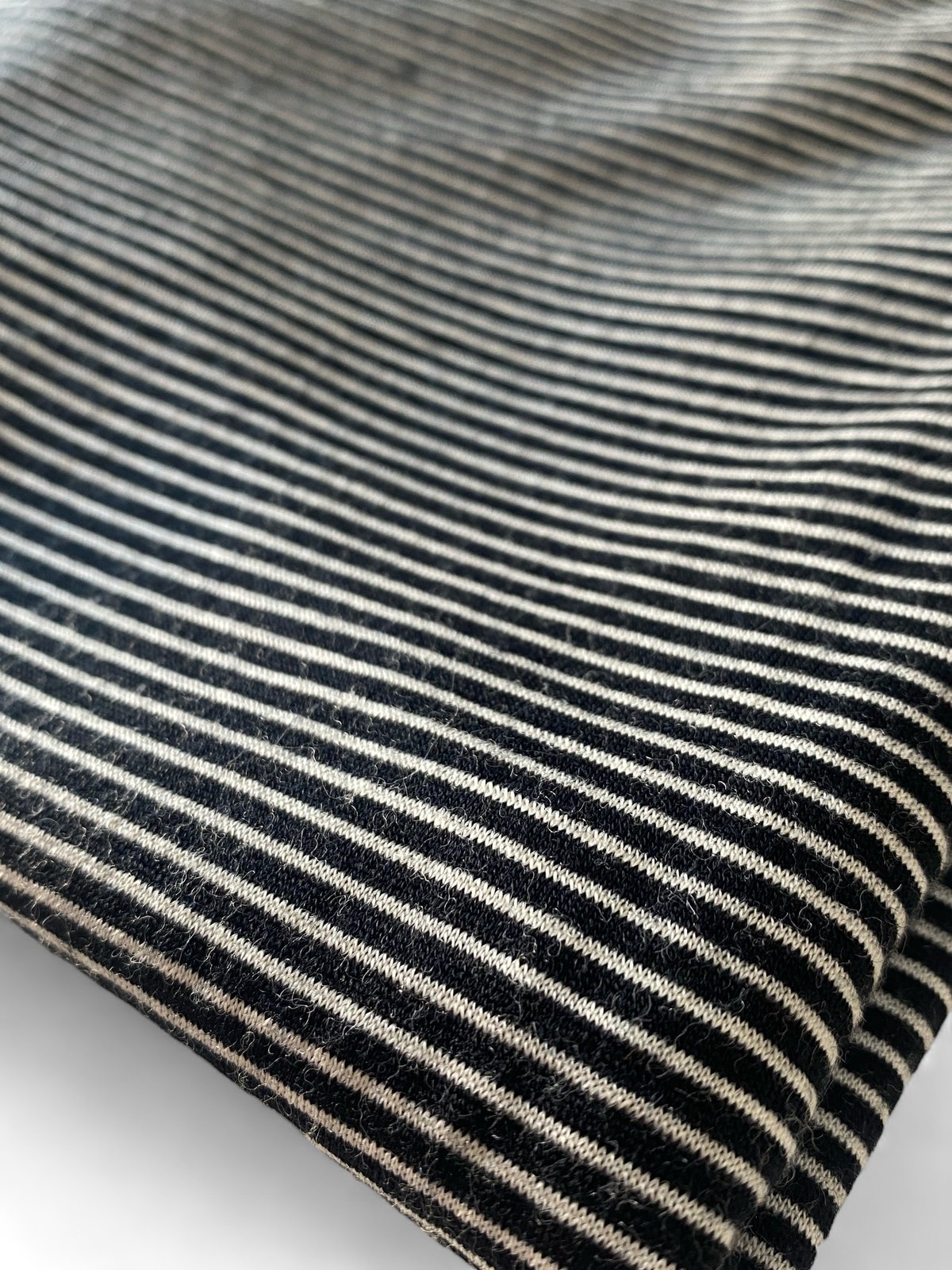 Graphpaper / Wool Border L/S Turtle Neck Tee -B