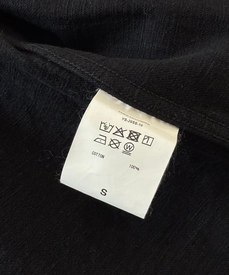【26SS】YOKO SAKAMOTO / COVERALL "ONE WASH" -BLACK-