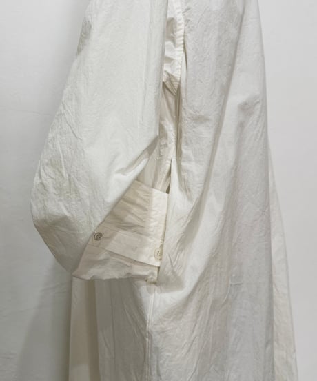 【26SS】 YOKO SAKAMOTO / SHIRT DRESS -WHITE-