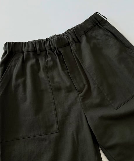 【26SS】 YOKO SAKAMOTO / UTILITY EASY PANTS -OLIVE-
