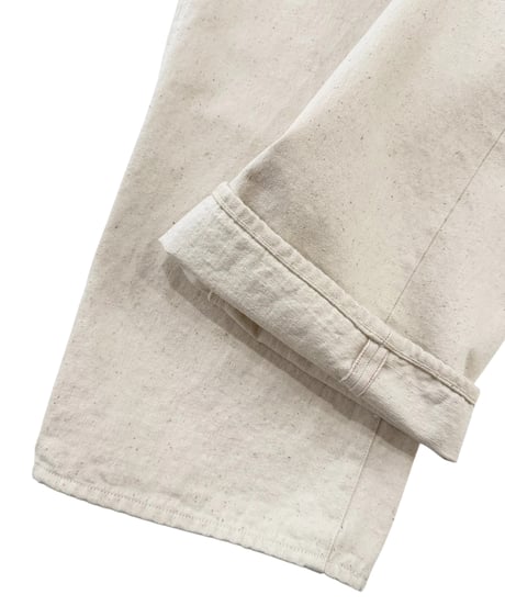 【26SS】YOKO SAKAMOTO / 5POCKET BAGGY PANTS "ONE WASH" -ECRU-
