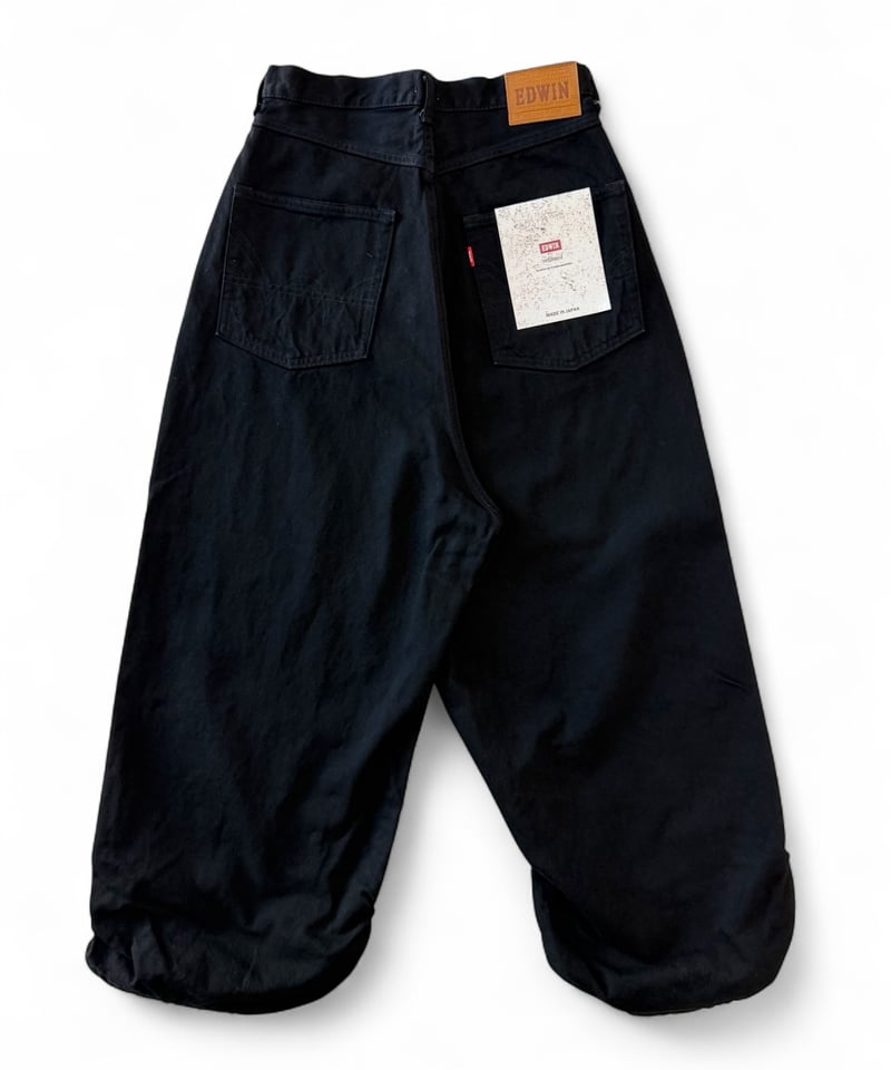 新品　refomed　FRESH MAN DENIM　by EDWIN　黒　2 FRESH MAN DENIM WIDE PANTS by EDWIN 