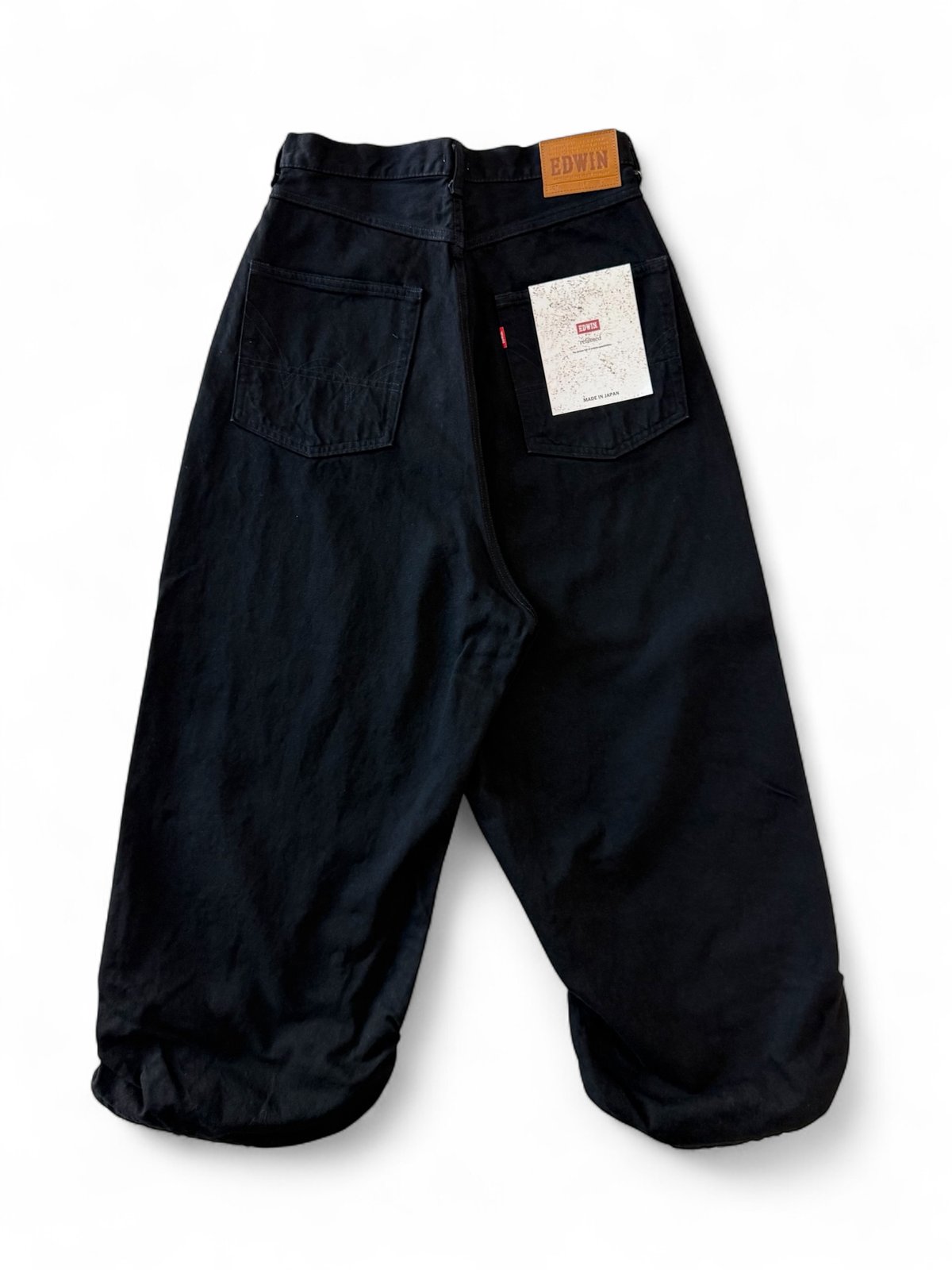 refomed fresh man デニムパンツ　ブラック refomed [ FRESH MAN DENIM WIDE PANTS by EDWIN 
