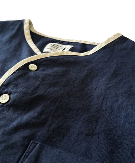 【26SS】 HENLEY NECK DEPARTMENT -NAVY-