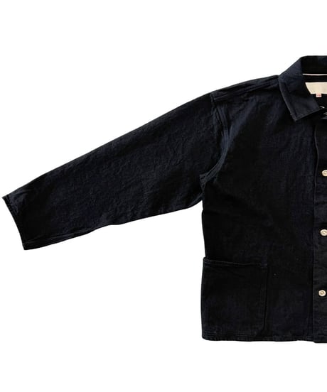 【26SS】YOKO SAKAMOTO / COVERALL "ONE WASH" -BLACK-