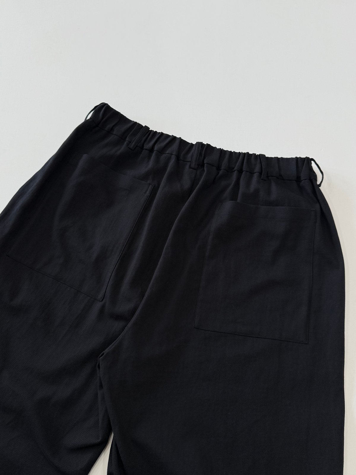 26SS】 YOKO SAKAMOTO / UTILITY EASY PANTS -BLAC
