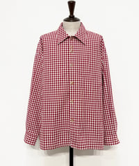 【26SS】 SHINYAKOZUKA / ROOMY SHIRT (ISSUE#8) -RED GINGHAM-