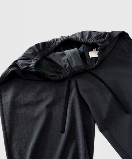 【26SS】 YOKO SAKAMOTO / RELAX EASY PANTS -CHARCOAL GRAY-
