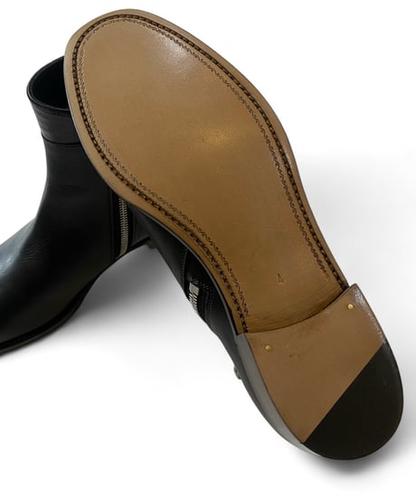 Post Production / Side Zip Boots -BLACK-