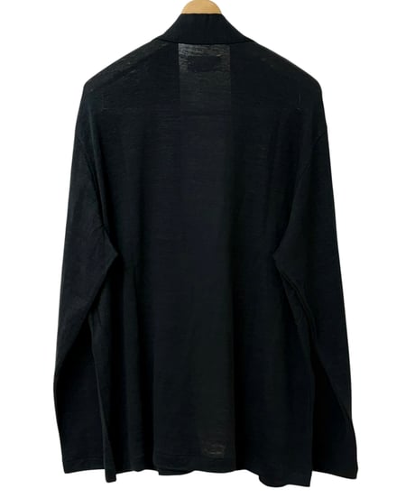 【26SS】 MARKAWARE / Hemp Knit / Japanese Cardigan -Black-