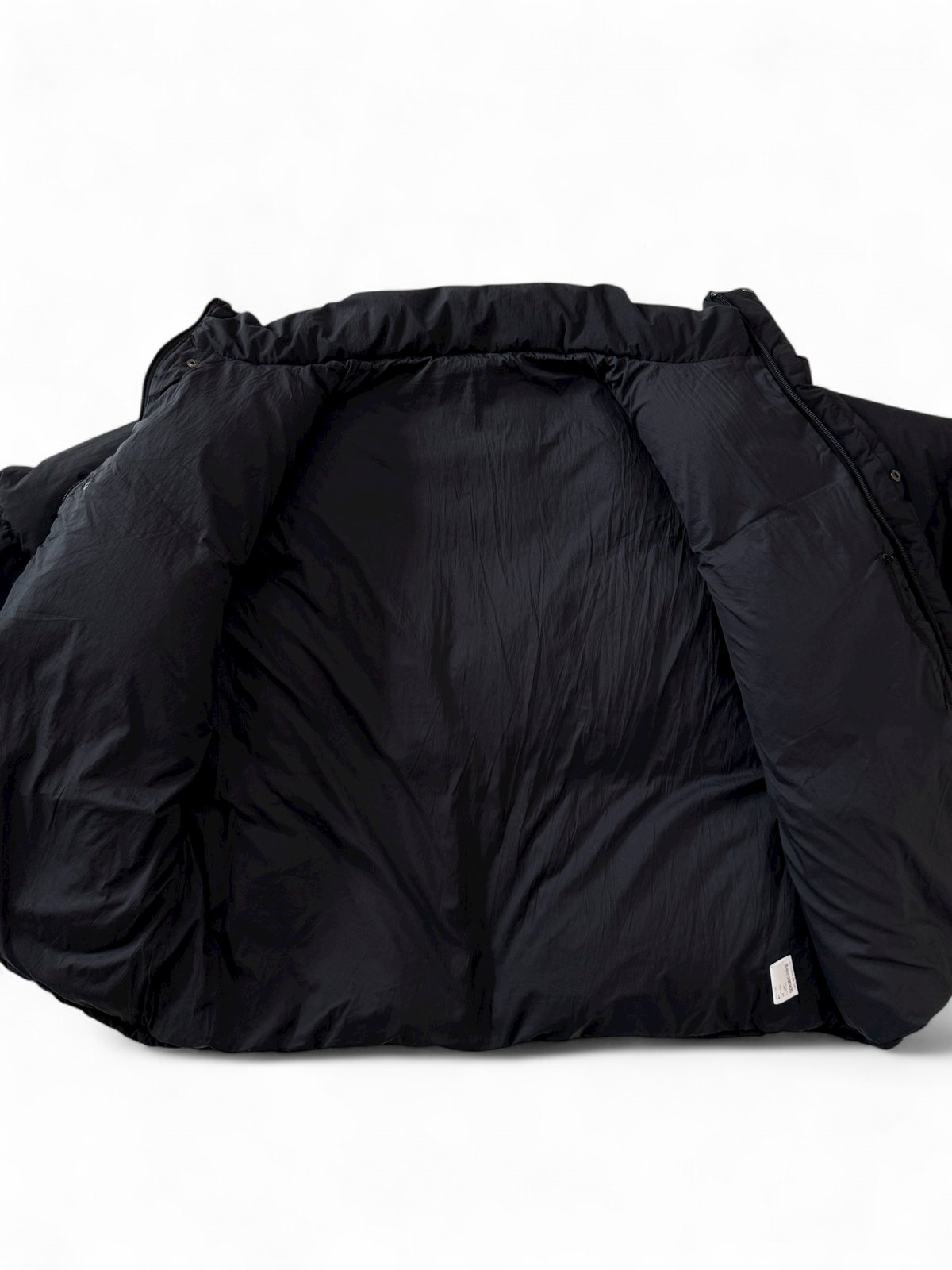 希少✨NANGA for graphpaper ノーカラー ダウンジャケット 黒 Graphpaper NANGA for Graphpaper No Collar Down Jacket | midas