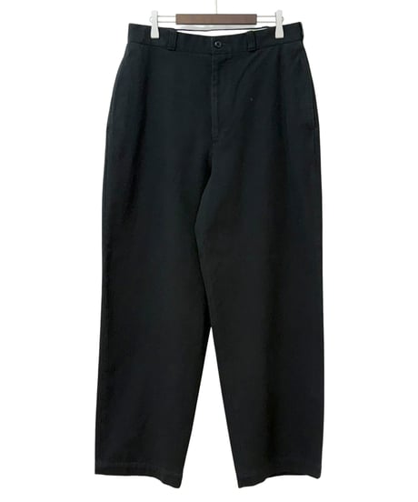 【26SS】 marka / Organic Cotton Gabardine / U.S. Army Chino Trousers -Black-