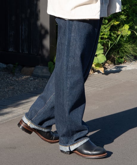 【26SS】 YOKO SAKAMOTO / 5POCKET STRAIGHT PANTS "ONE WASH" -INDIGO-