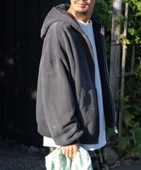 【26SS/残り1点】 refomed / FRESH MAN ZIPUP HOODIE -CHACOAL-