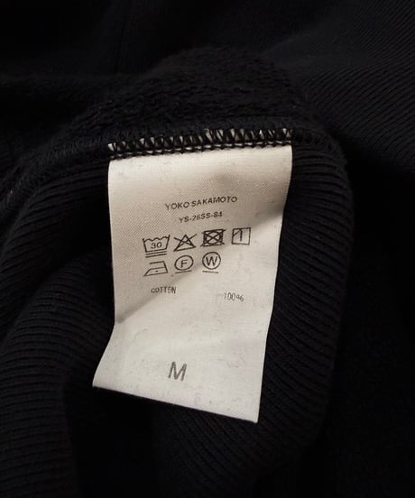 【26SS】 YOKO SAKAMOTO / ATHLETIC SWEATER -BLACK-