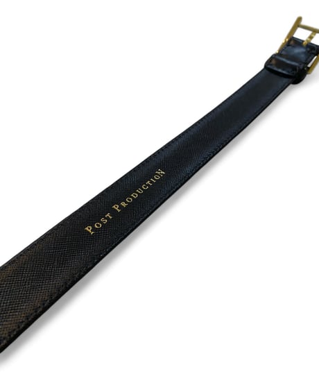 【残り1点】 Post Production / DRESS BELT -BLACK×GOLD-