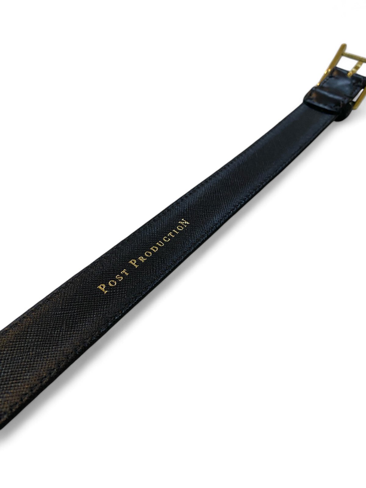 post production ベルト Post Production】Dress Belt / Gold - HUUKU