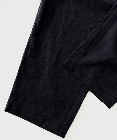 【26SS】 YOKO SAKAMOTO / WIDE EASY PANTS -BLACK-