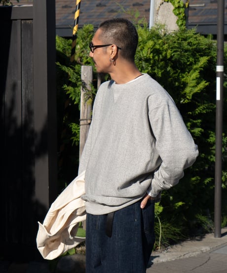 YOKO SAKAMOTO / ATHLETIC SWEATER -HEATHER GRAY-