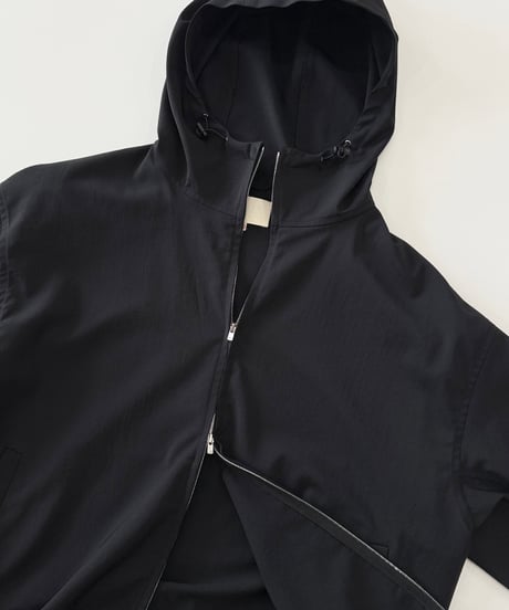 【26SS】 YOKO SAKAMOTO / HOODED BLOUSON -BLACK-