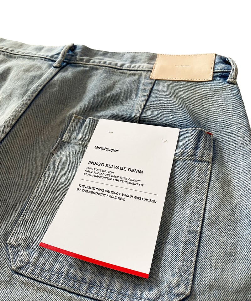 Graphpaper / Selvage Denim Cargo Pants -LIGHT F...