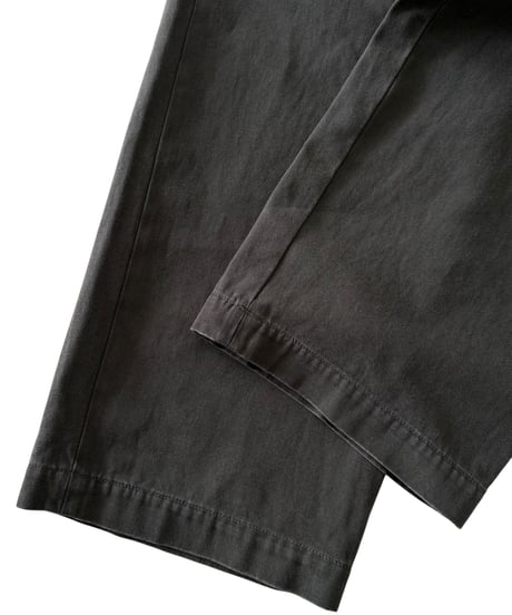 【26SS】 marka / Organic Cotton Gabardine / U.S. Army Chino Trousers -Charcoal-