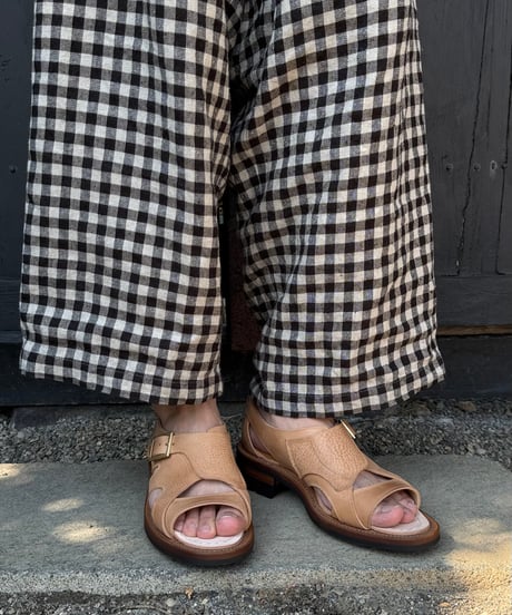 Post Production / HUNT SANDALS -NATURAL-