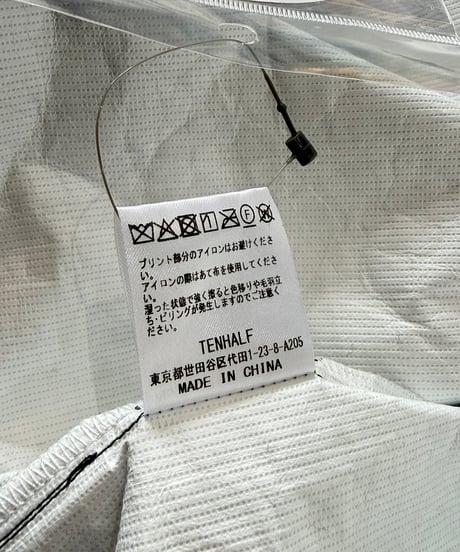 【26SS/残り1点】 TENHALF / PAPER JACKET -MONOTONE-