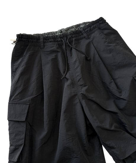 【26SS/残り1点】 TENHALF / REVERSIBLE CARGO PANTS -BLACK-