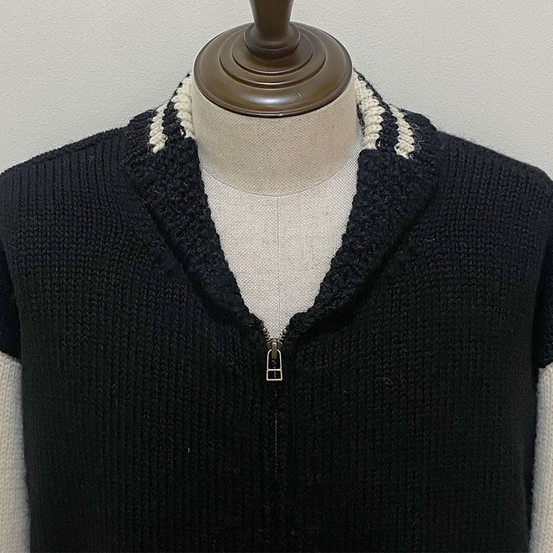 23AW refomed(リフォメッド) STADIUM KAUCHIN KNIT BLACK...