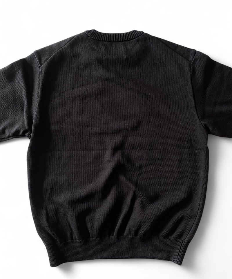 YOKO SAKAMOTO / CREW NECK KNIT -BLACK- | YURAGI YOKO SAKAMOTO / CREW NECK KNIT -BLACK- | YURAGI