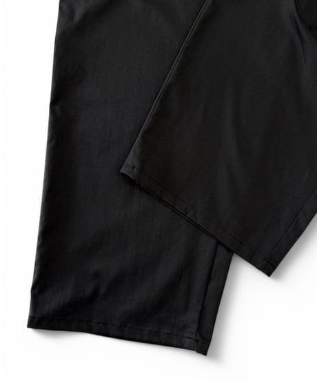 【残り1点】Graphpaper / Solotex Twill Wide Tapered Chef Pants -BLACK-