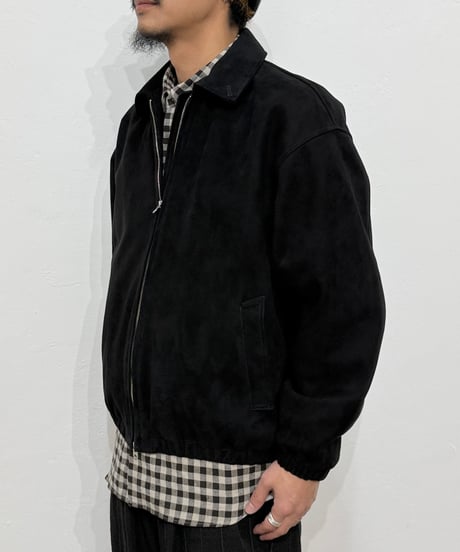 【26SS】 YOKO SAKAMOTO / ZIP BLOUSON -BLACK SHEEP SUEDE-