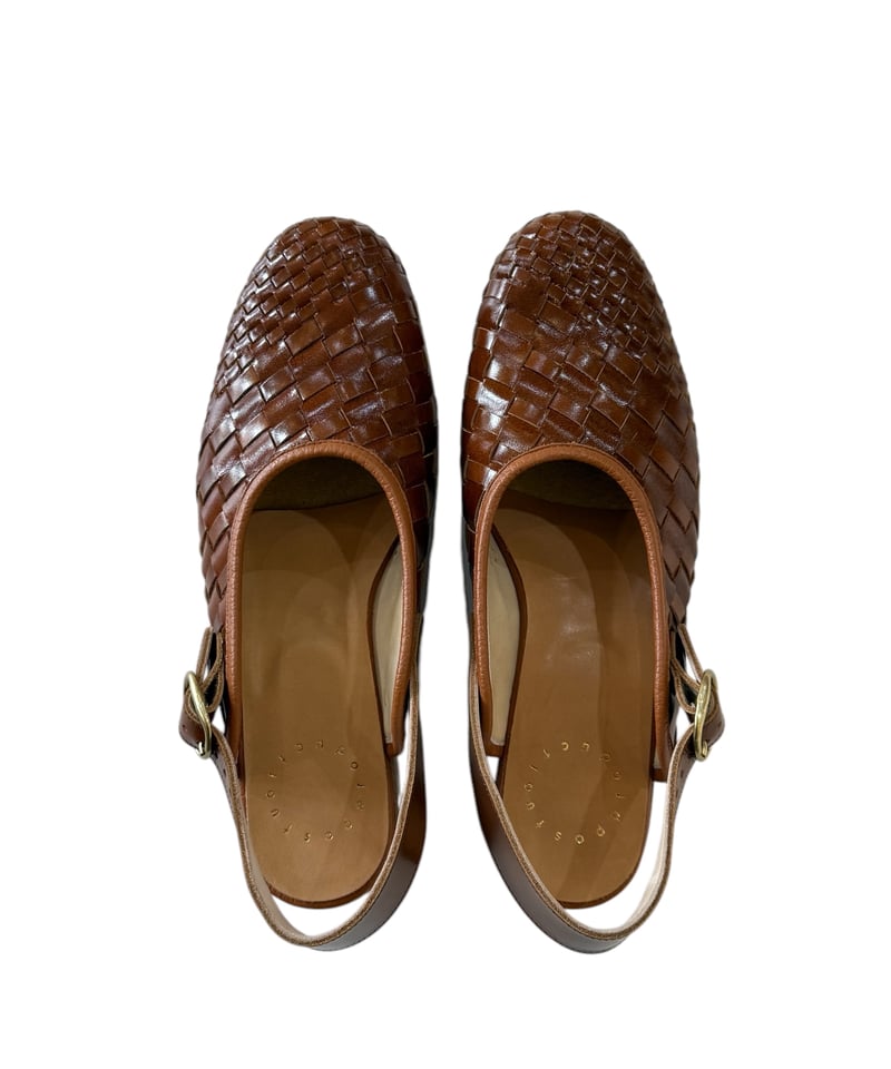 靴 25ss Post Production FACE Sandals Post Production / FACE Sandals -Mesh Hand dyed