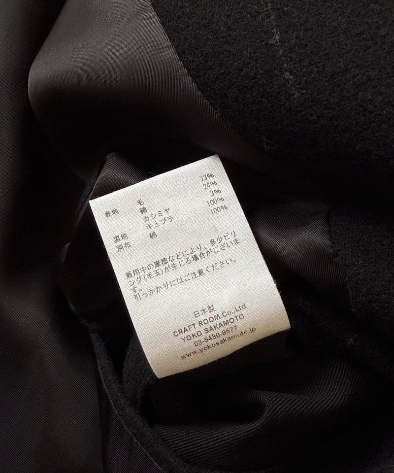 25AW】YOKO SAKAMOTO / OVERSIZED JACKET -STRIPE-