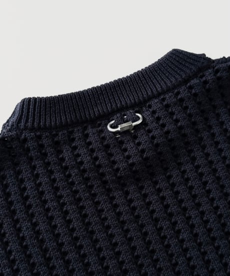 【26SS】 refomed / GUARD KNIT SWEATER -NAVY-