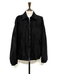 【26SS】 YOKO SAKAMOTO / ZIP BLOUSON -BLACK SHEEP SUEDE-
