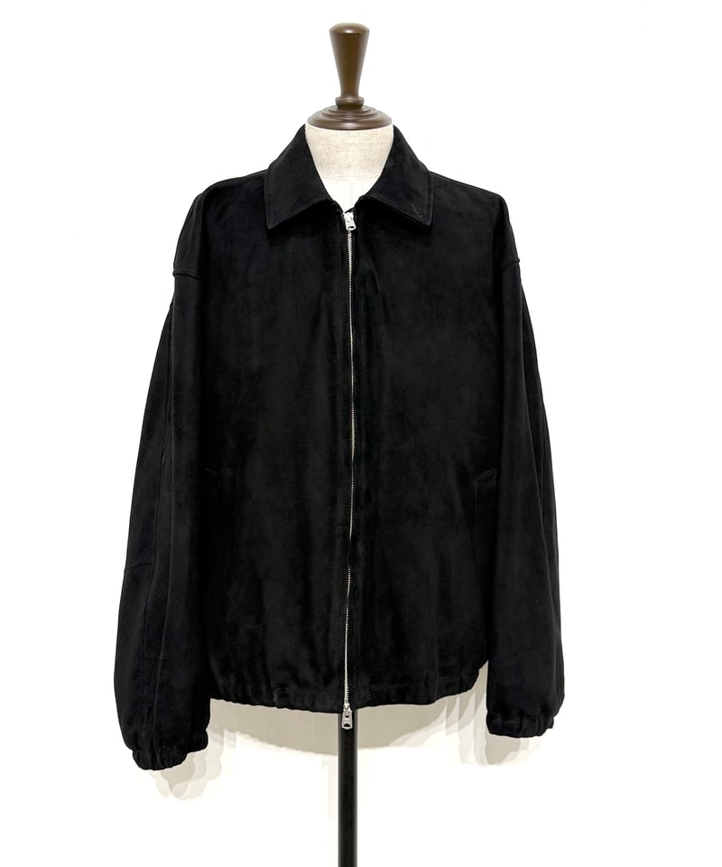 YOKO SAKAMOTO / ZIP BLOUSON -BLACK SHEEP SUEDE-