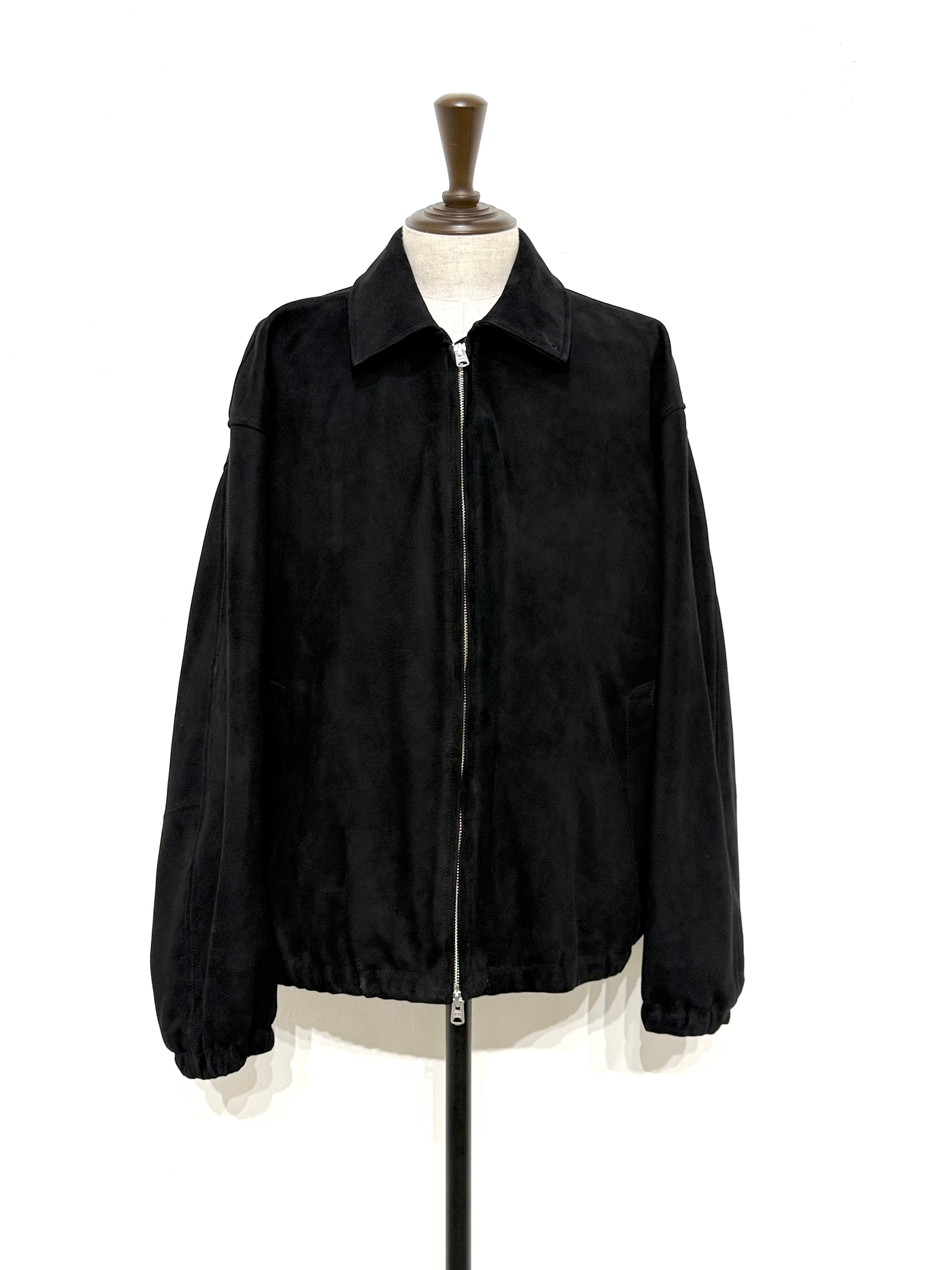 YOKO SAKAMOTO / ZIP BLOUSON -BLACK SHEEP SUEDE-