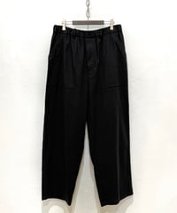 【26SS】 YOKO SAKAMOTO / UTILITY EASY PANTS -BLACK-