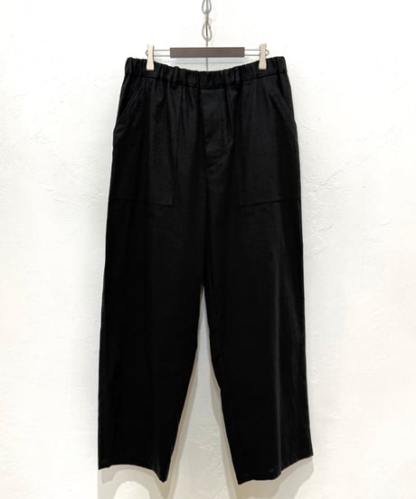 【26SS】 YOKO SAKAMOTO / UTILITY EASY PANTS -BLACK-