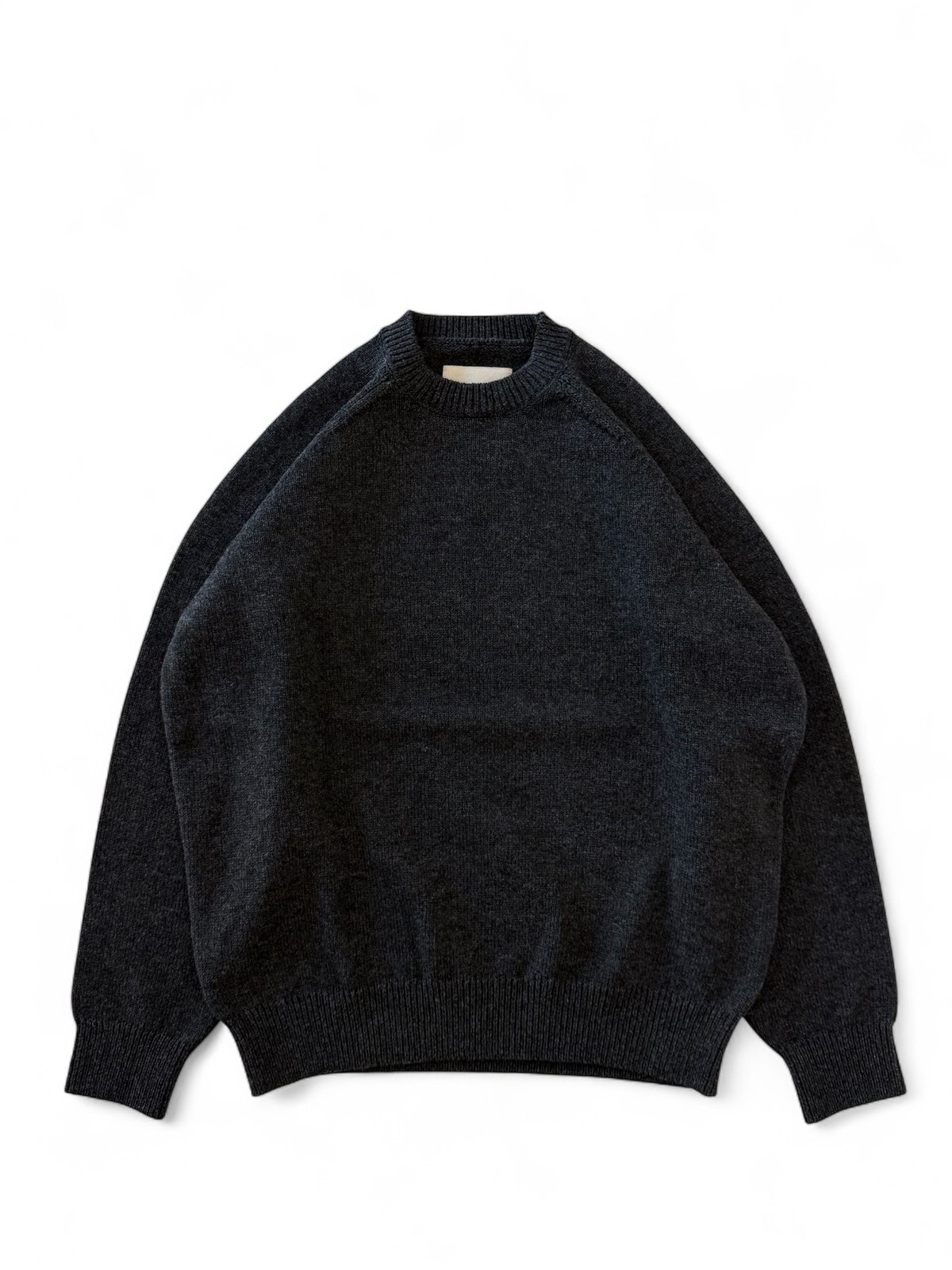 25AW】YOKO SAKAMOTO / RAGLAN CREW NECK KNIT -CH