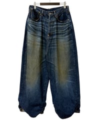 【26SS/残り1点】 refomed / FRESH MAN DENIM WIDE PANTS -USED-