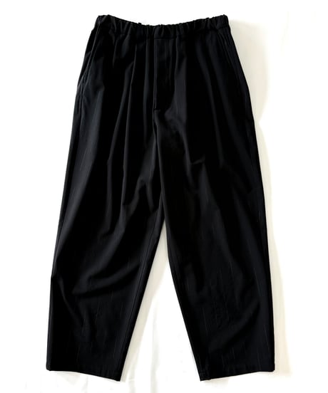 【26SS】 YOKO SAKAMOTO / DOUBLE PLEATED WIDE EASY PANTS -BLACK-